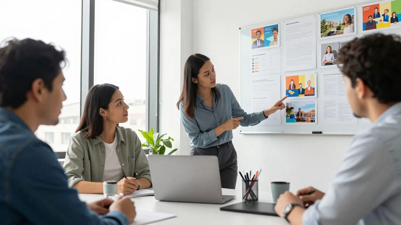 Top 10 Ai Marketing Agencies In 2026 1 Startup team planning AI growth campaigns