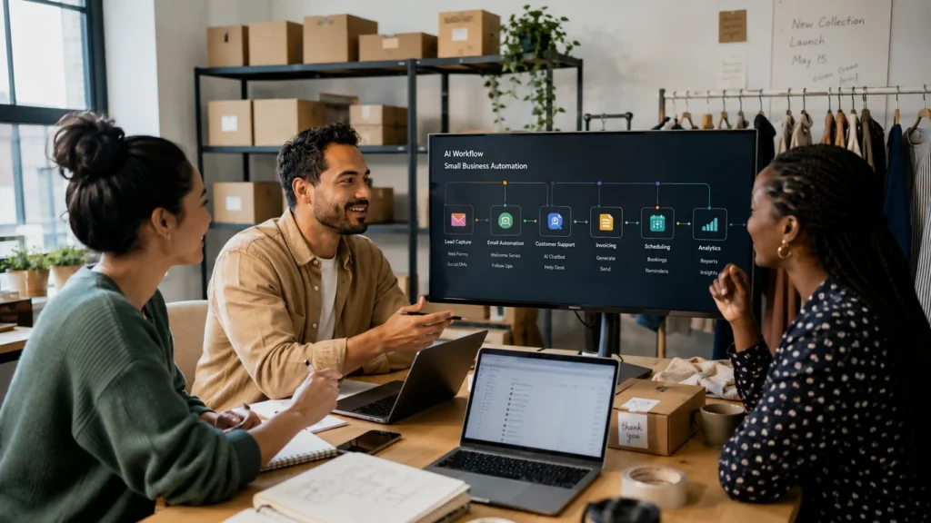 ai workflow setup for small businesses